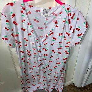Cherry Pajamas Size Women’s 1X Fashion Nova